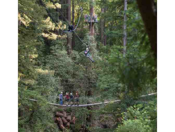 Admit 2 for the Redwood Canopy Tour at Mount Hermon Adventures