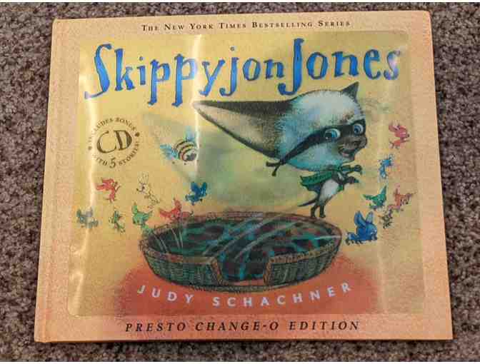 Autographed Presto Change-o Edition Hardcover 'Skippyjon Jones' by Judy Schachner