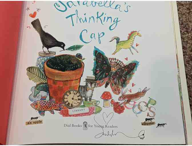 Autographed Hardcover 'Sarabella's Thinking Cap' by Judy Schachner