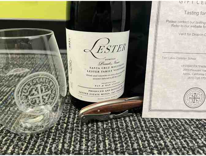 Lester Estate Wines Picnic Essentials Basket - 2 Bottles and Tasting for 2