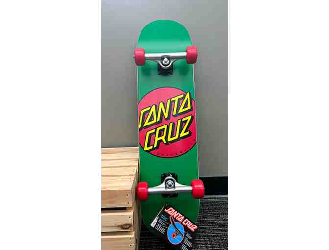 Santa Cruz Classic Green Dot Mid Size Skateboard