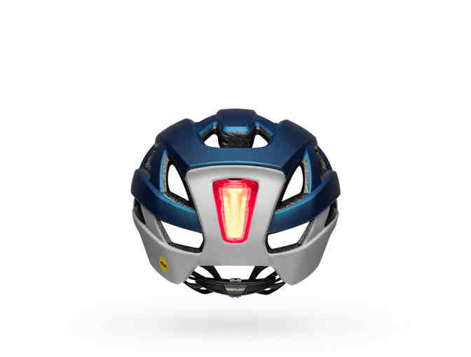 Bell Blue/Gray Falcon LED Helmet
