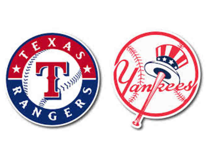 4 Tickets to Texas Rangers vs. New York Yankees (Behind Home Plate)
