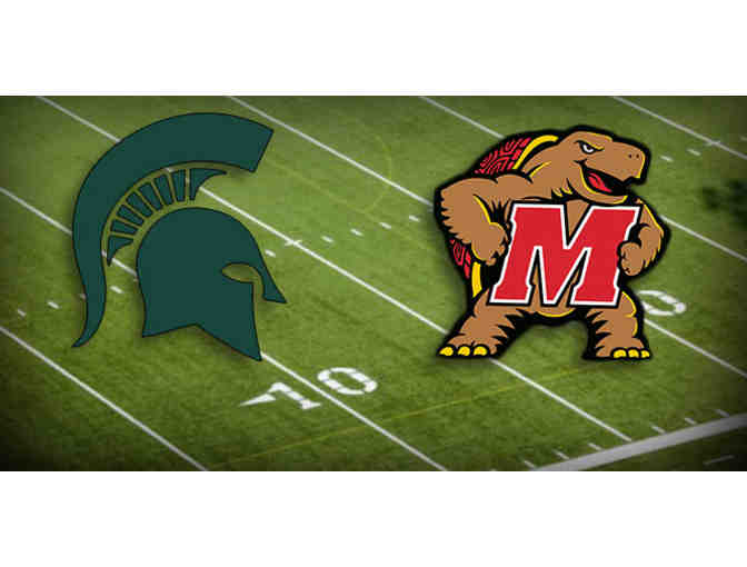 4 Tickets to Maryland vs MSU Football with Parking Pass - Photo 1