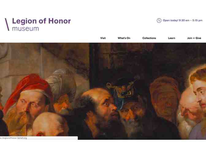 4 VIP Tickets to the de Young or Legion of Honor Museum - Photo 1