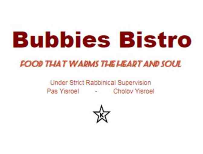 Bubbie's Bistro - $25.00 gift certificate - Photo 1