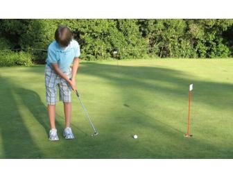 Golf with 8th grader Colin Brown at GGPGC