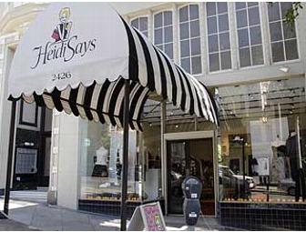 HeidiSays Gift Certificate