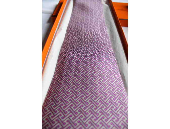 Pair of Hermes Silk Ties - Spring Collection