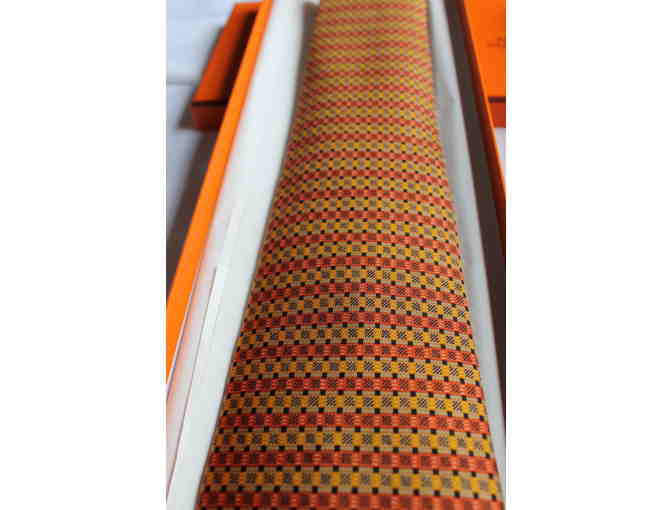 Pair of Hermes Silk Ties - Fall Collection