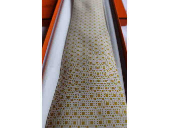 Pair of Hermes Silk Ties - Fall Collection