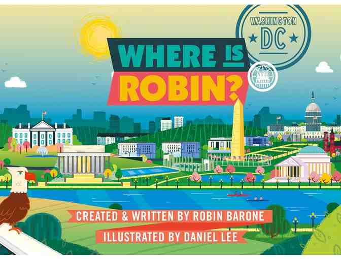 4 Author-Signed Children's Books from the 'Where's Robin?' Series