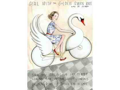 Sophie Blackall: Girl With the Golden Swan Bike