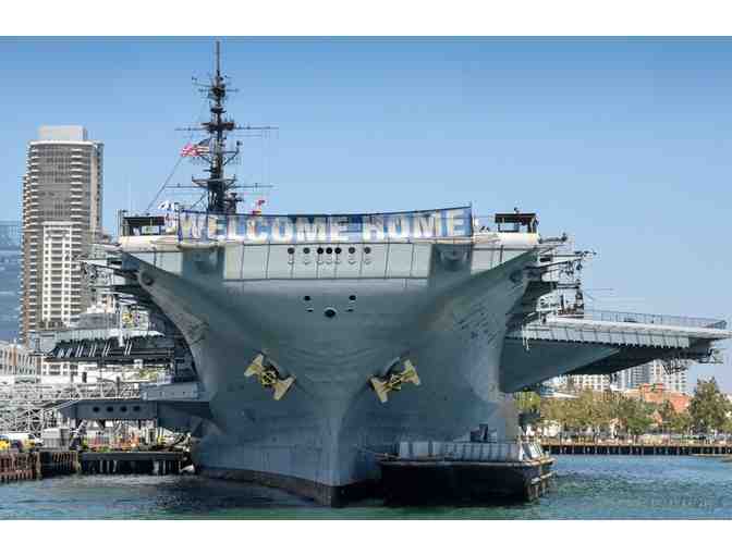 Four Guest Passes to the USS Midway Museum