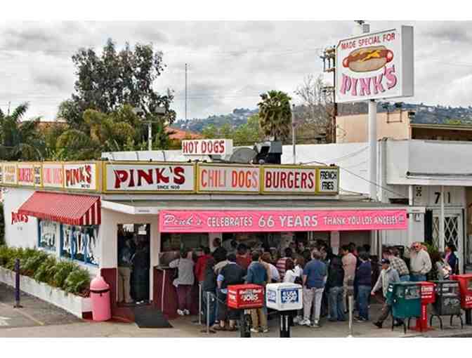 $40 to Pink's Famous Hot Dogs in Hollywood!