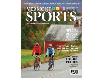 Vermont Sports Magazine - One year Subscription