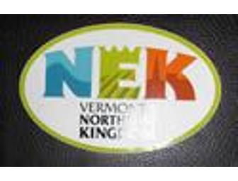 Northeast Kingdom Travel & Tourism Association - NEK Logo Water Bottle and Euro Decal