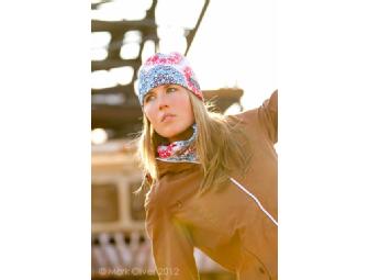 Skida - Matching Fleece Lined Alpine Hat & Neck Warmer!