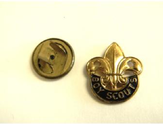 Gold and Black Enamel BSA pin