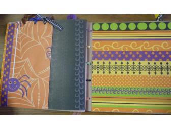 Halloween 'recycled' scrapbook album