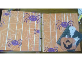 Halloween 'recycled' scrapbook album