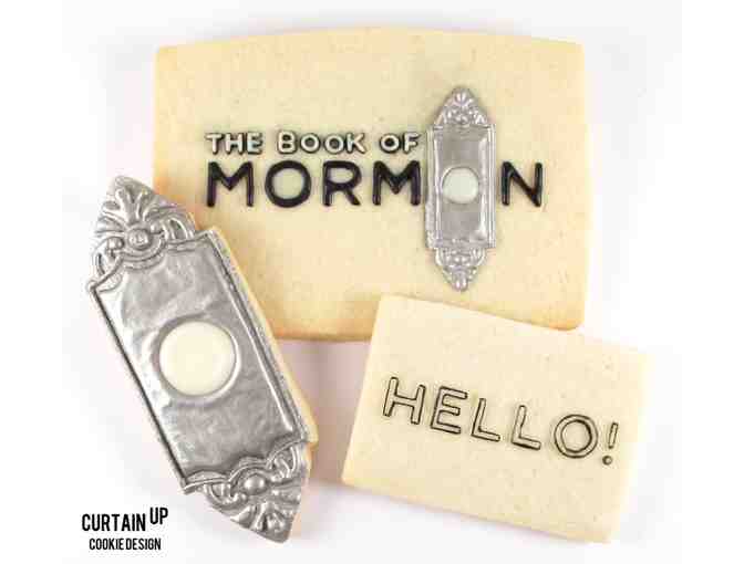 One Dozen Custom Cookies from Curtain up Cookie Design