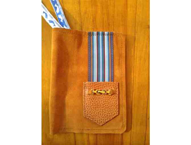 Handmade Leather Book Cover for a Small Paperback