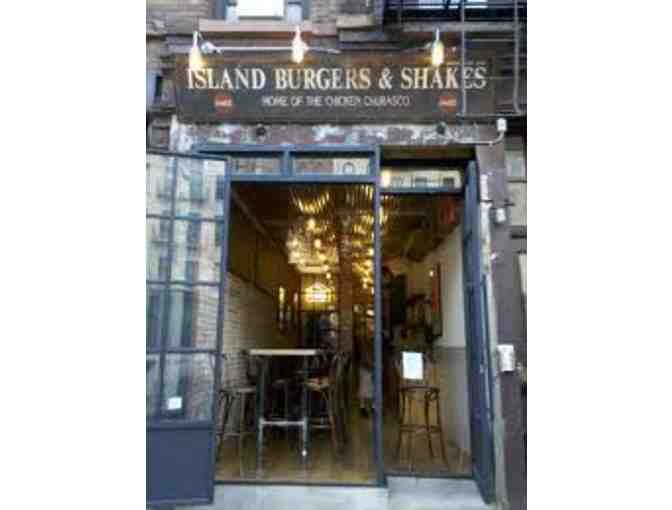 Island Burgers and Shakes Gift Certificate for $25