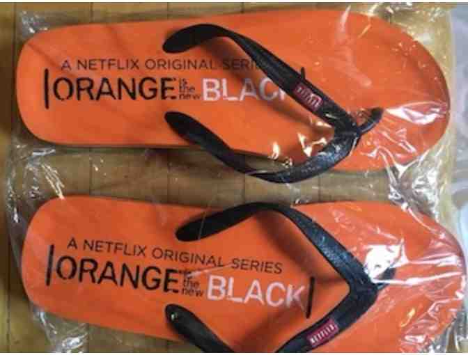 Orange Is The New Black - Signed Script, Poster, DVDs, and Flip Flops