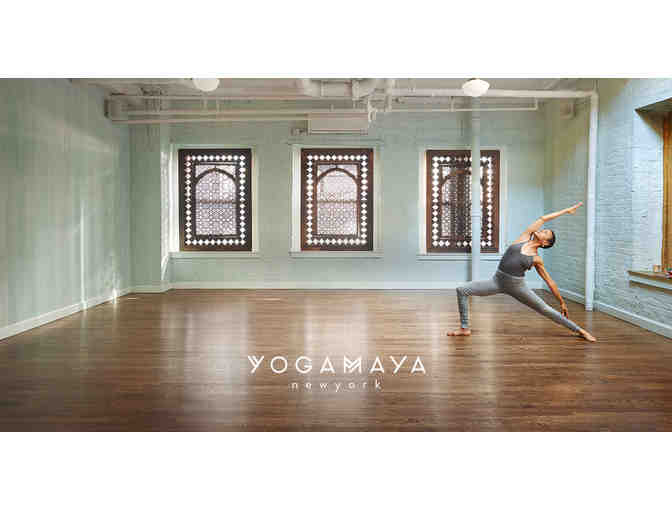 3 Class Pass to Yogamaya Studio in Chelsea - Photo 1
