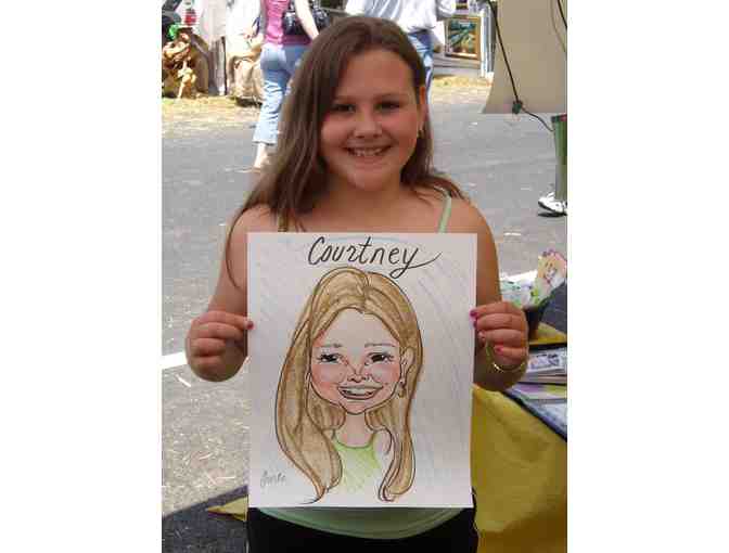 Custom Caricature for Up to 4 People - Photo 1