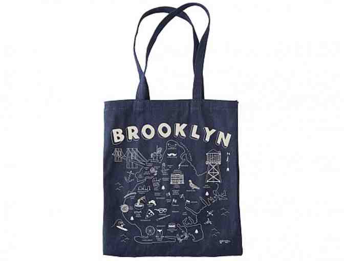 Brooklyn Denim Tote and Zipped Pouch