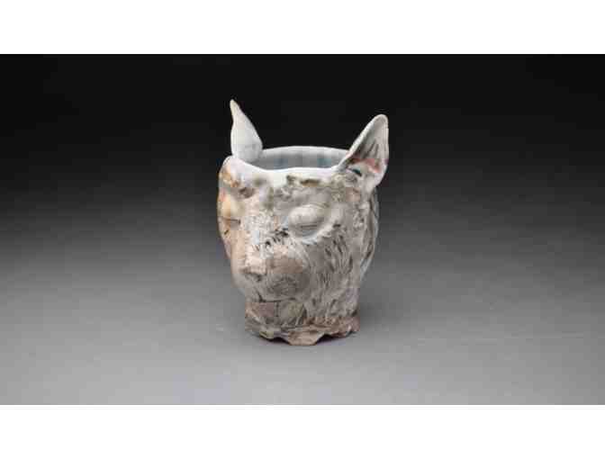 Beautiful Ceramic Cat Cup By Awarded Clay Artist - Photo 1