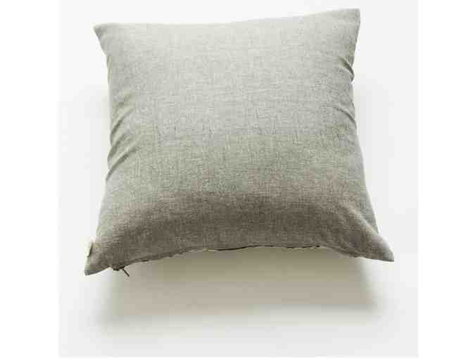 Grey Branch Cotton Block printed Pillow Sham