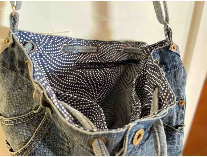 Custom Jeans Bucket Bag