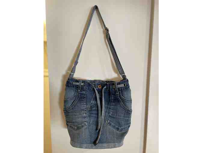 Custom Jeans Bucket Bag