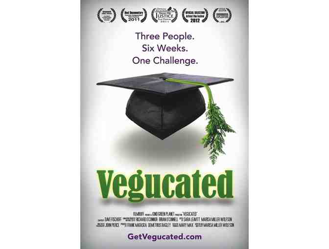 Enjoy Signed Copies Vegucated Family Table Cookbook and Vegucated DVD