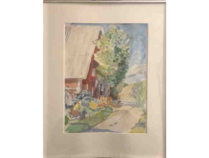 Six Framed Artworks (Watercolors & Prints)