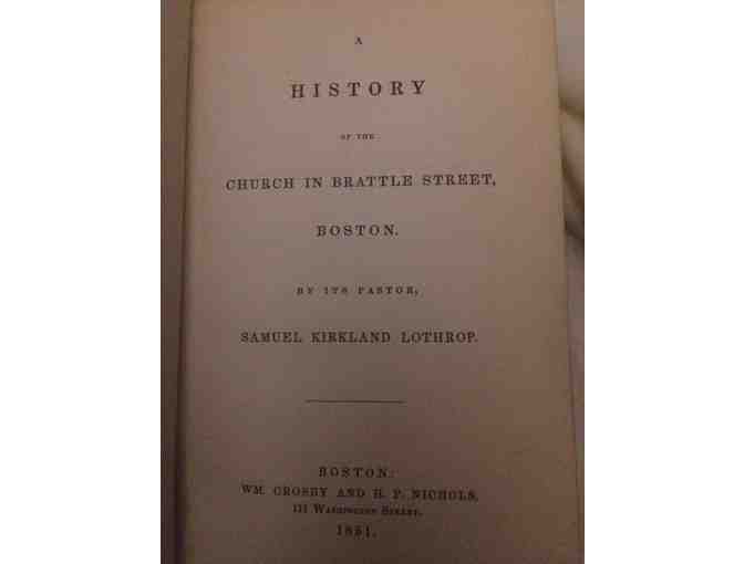 Pair of Historic Books from the Estate of Harvard Minister Peter Gomes