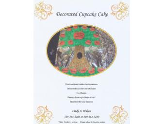 Decorated Cupcake Cake