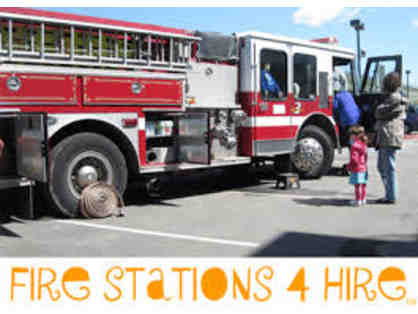 Fire Station Visit and Party at Wicktonville Fire Department in Livermore