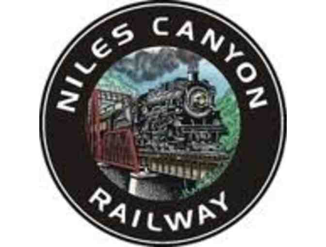 4 Tickets for the Weekend Excursion Train Ride on the Niles Canyon Railway - Photo 1
