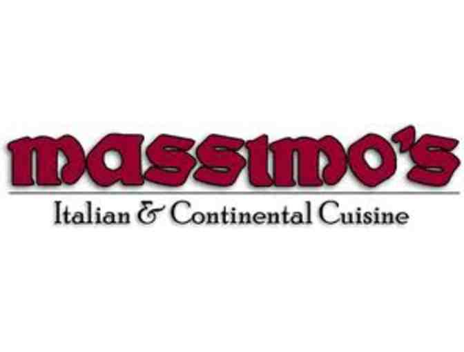 $75 Gift Certificate for Dinner for 2 at Massimo's - Photo 1