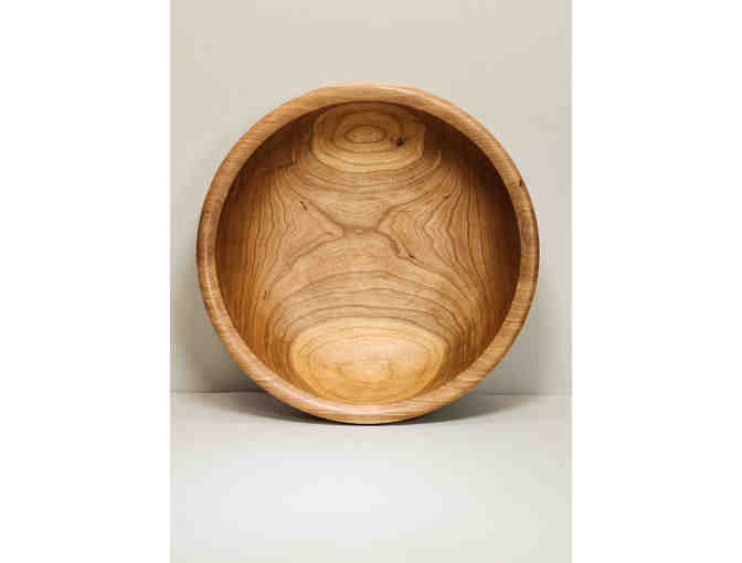 Native Pin Cherry Salad Bowl Crafted by Bob Clague - Photo 2
