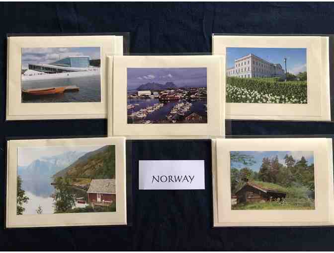 NORWAY--An Assortment of 5 Photocards Created by Shirley Doyle.