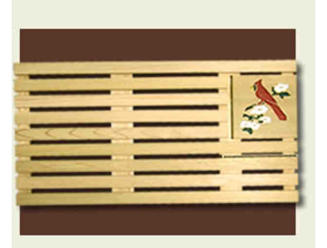 Cedar Doormat with Heron Design