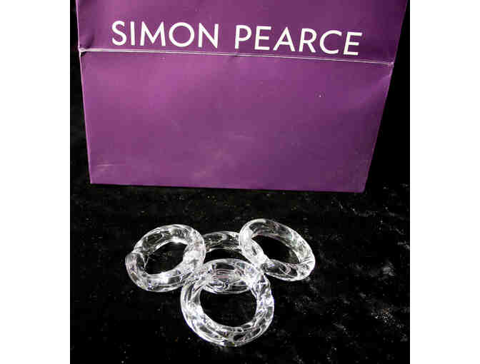 Simon Pearce Twist Napkin Rings - set of 4