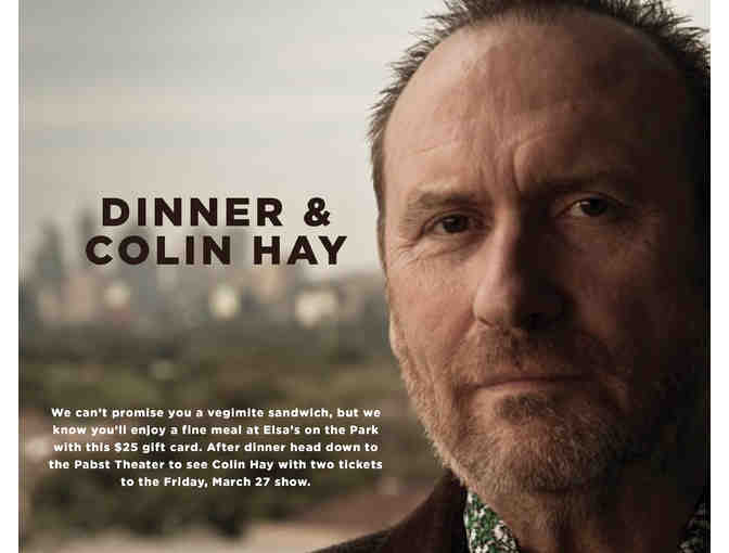 Dinner & Colin Hay - Photo 1