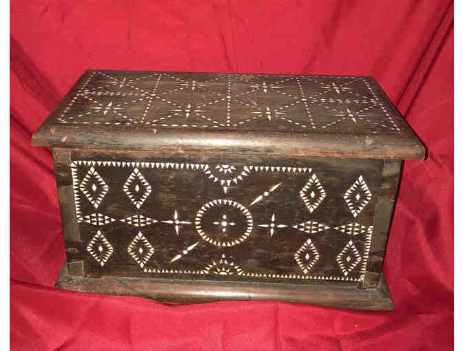 131- Indonesian Hardwood Chest in Dutch Colonial Style - Photo 1