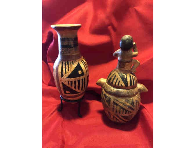 86-Pre-Columbian Reproduction Urn and Vase